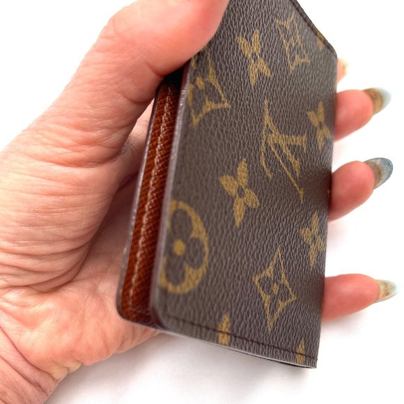 Auc Louis Vuitton Monogram ID /Pocket Organizer Business Card Credit Card wallet - Picture 6 of 13